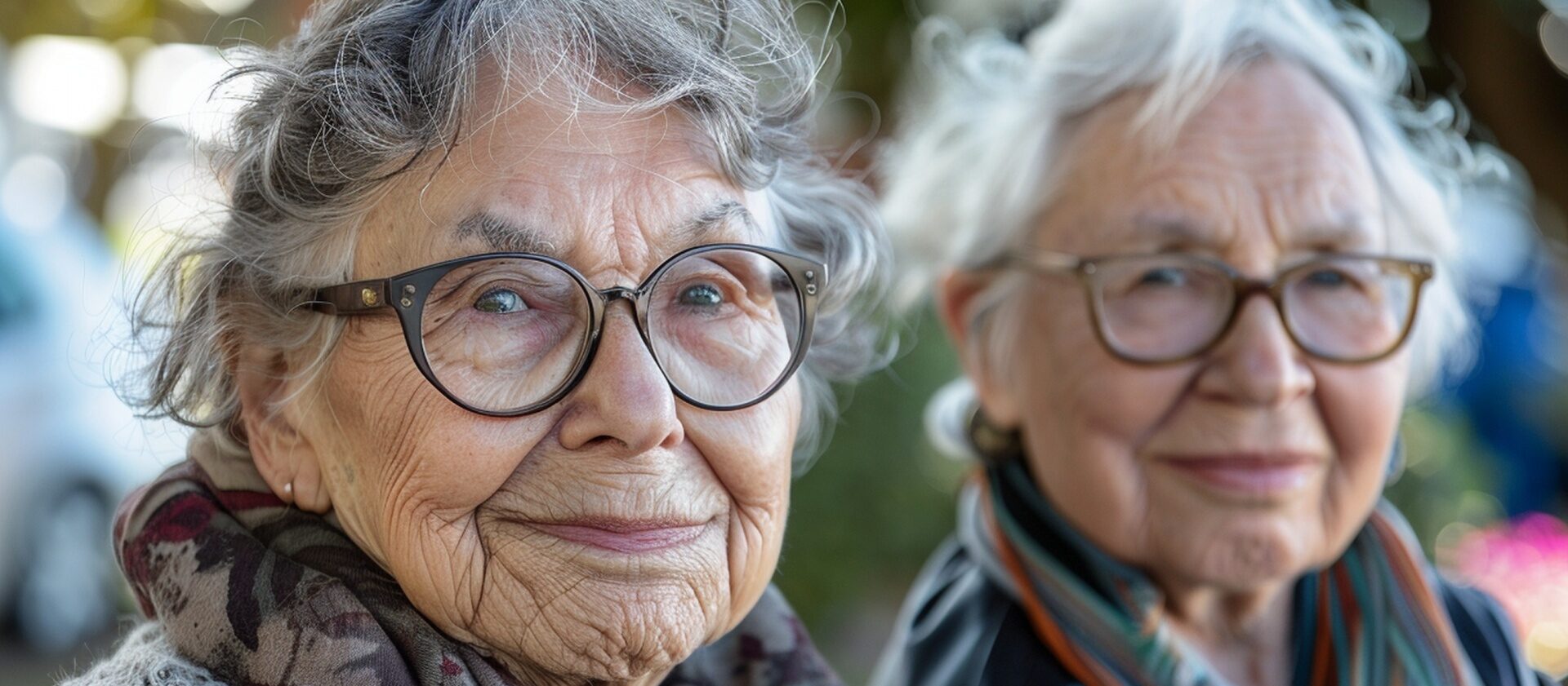 two elderly women